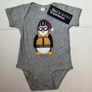 NWT The Friends Experience Hugsy Penguin Baby One Piece Size 6M